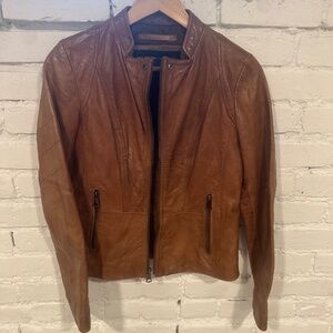 REAL LEATHER Brown Jacket